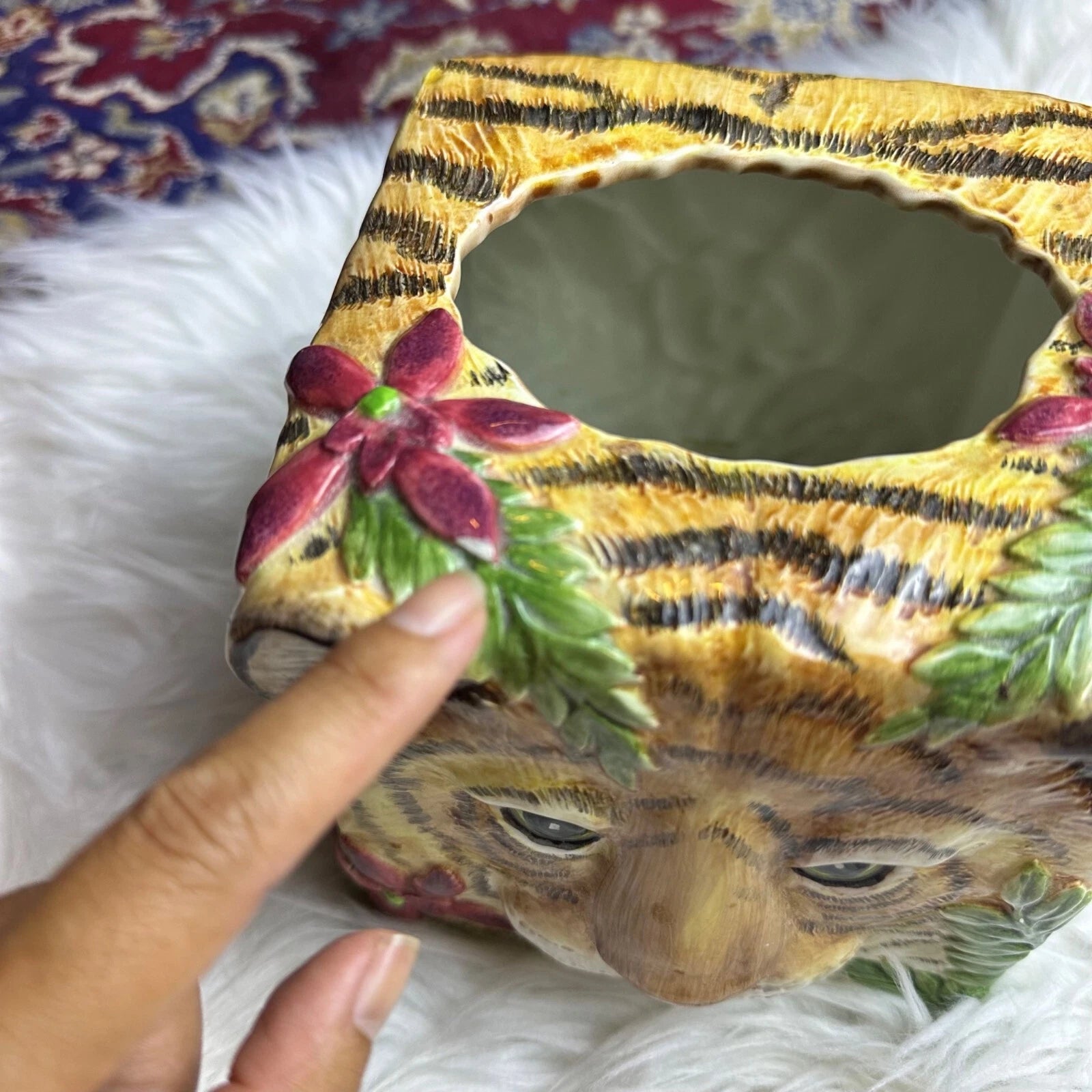 Fitz and Floyd Lion Tissue Box Cover Classics Serengeti Safari Ceramic Jungle | eBay
