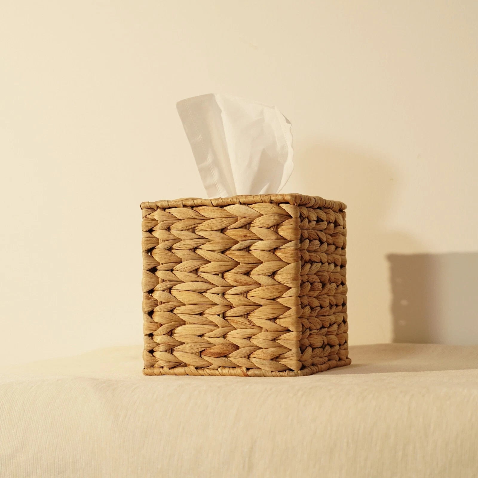 Rectangular Woven Tissue Box Decorative Seagrass Wicker Woven Tissue Box Holder | eBay