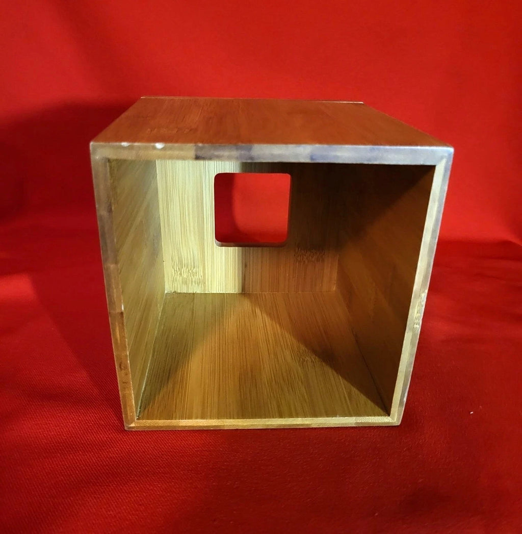 Wooden Bamboo Barrel Tissue Box Holder | eBay