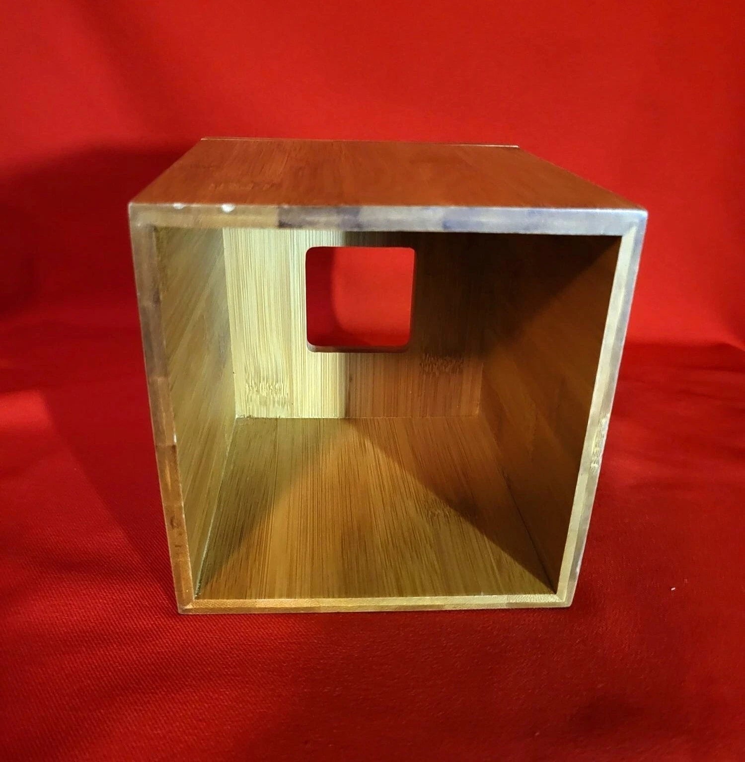 Wooden Bamboo Barrel Tissue Box Holder | eBay