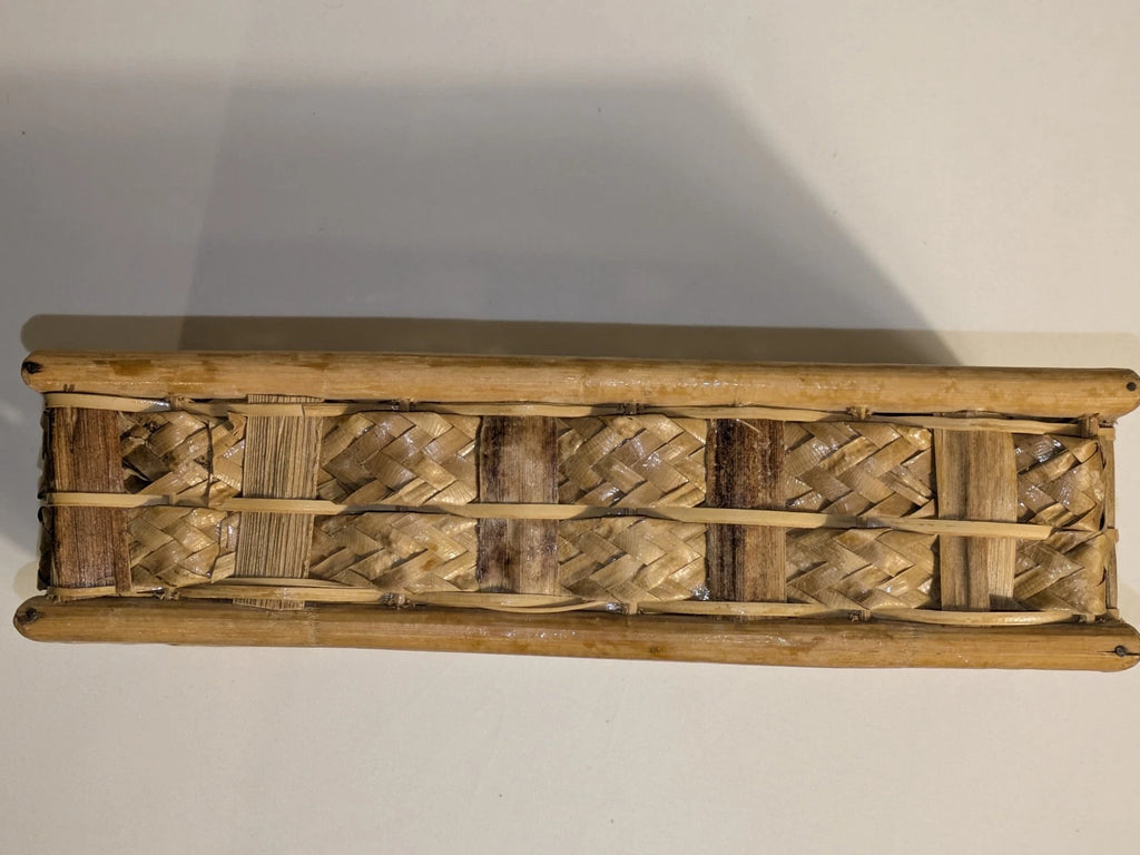 Wicker Rattan Bamboo Natural Tissue Box Cover Coastal Boho Rectangular Vintage | eBay