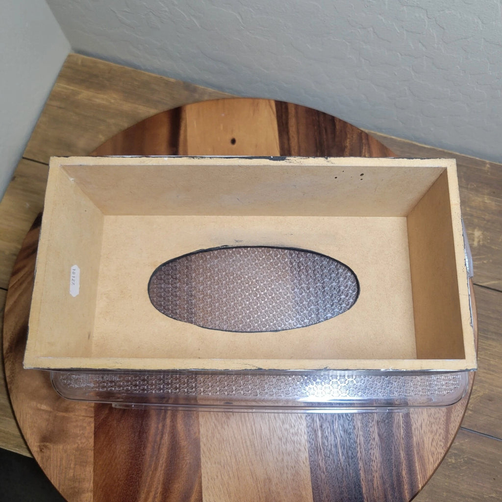 Wooden Tissue Box Cover Hand Painted Geometric Mission Style Southwest | eBay