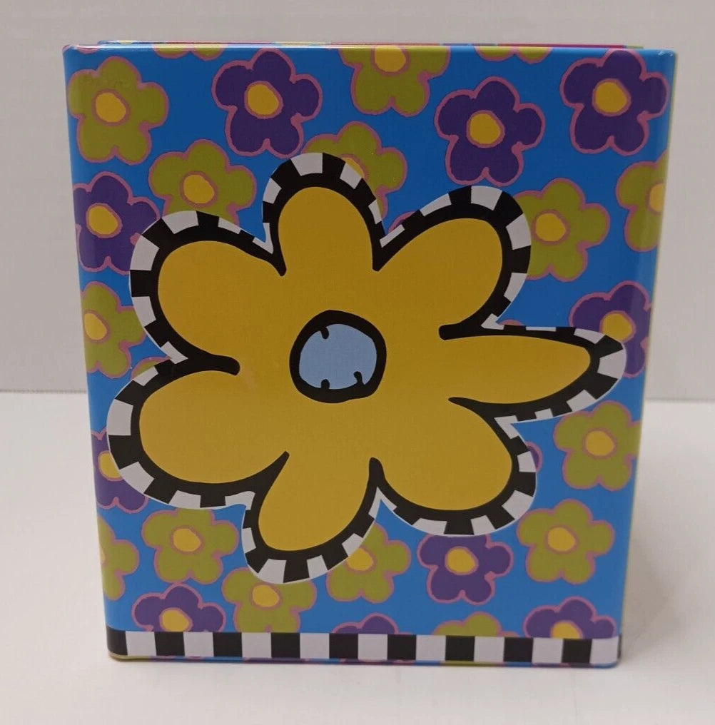 Vintage 2 Grrrls Tin Metal Tissue Box Cover Colorful Retro Style 2000 | eBay
