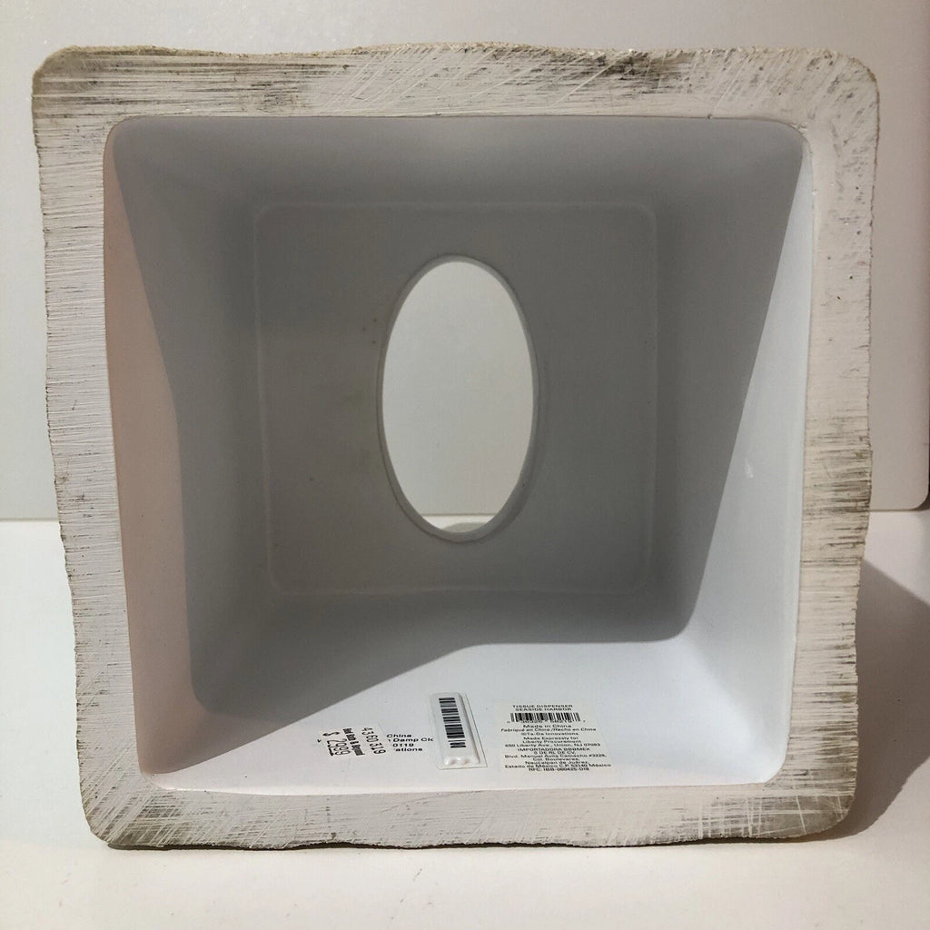 Tissue Dispenser Seaside Harbor Seashells Ta-Da Innovations 6”x6”x6” New | eBay