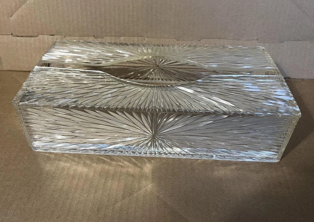 Vnt MCM Vanity Tissue Box Celebrity Inc New York Starburst Embossed Wall/Counter | eBay