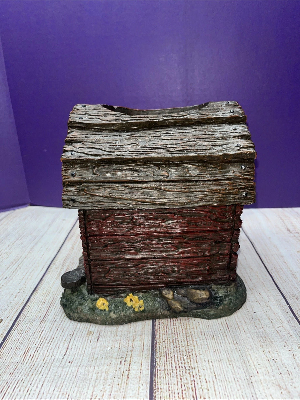 ￼ Resin Outhouse tissue box holder By homemaker idea company | eBay