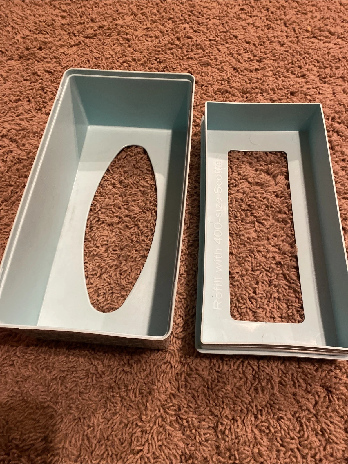 Vintage Scotties Company Tissue Starburst Box Cover Blue Green II | eBay