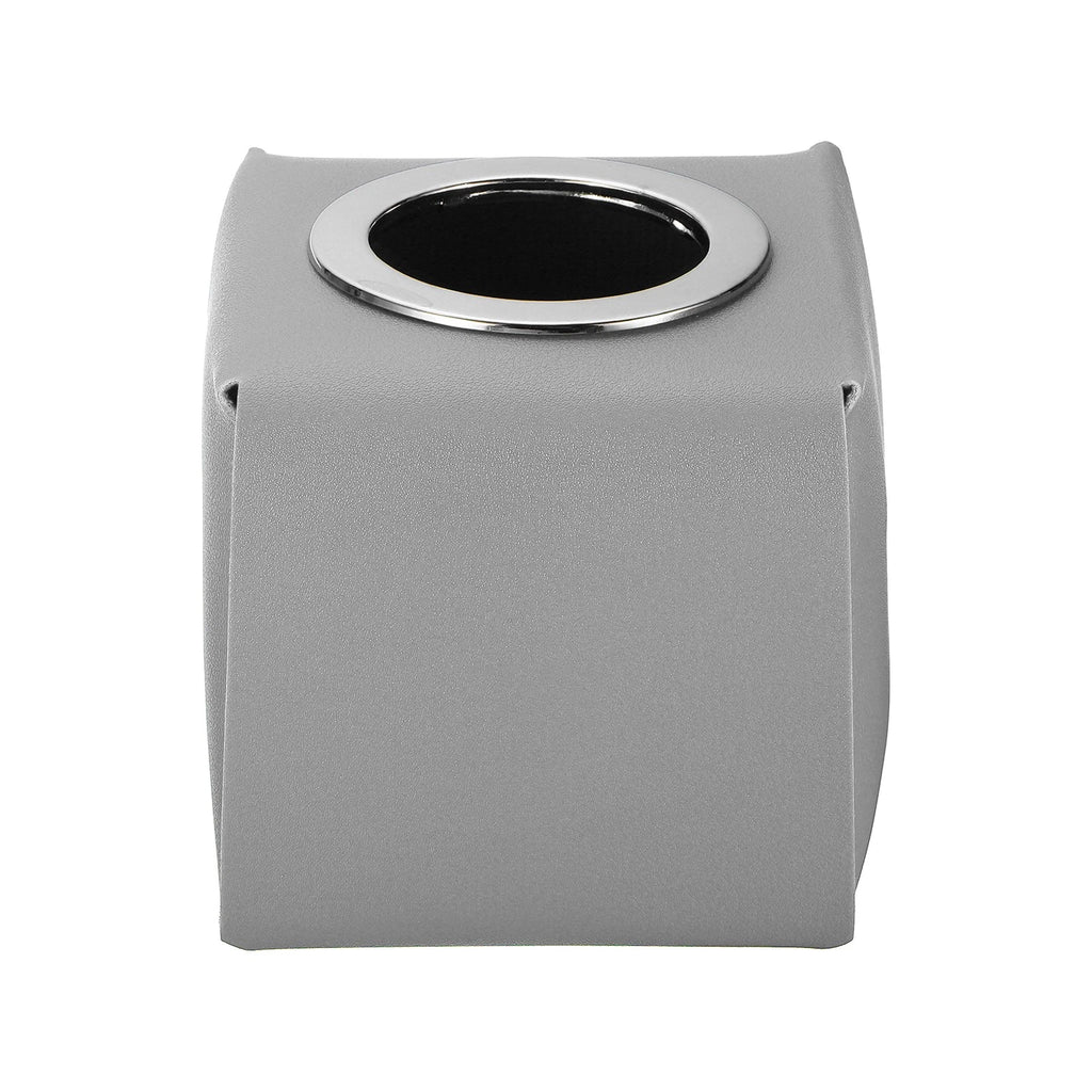 Tissue Box Cover, PU Leather Square Napkin Paper Towel Dispenser, Grey | eBay