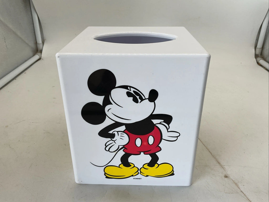 Vintage Walt Disney Mickey Mouse Tissue Box Cover Holder Square Plastic 6x5x5” | eBay