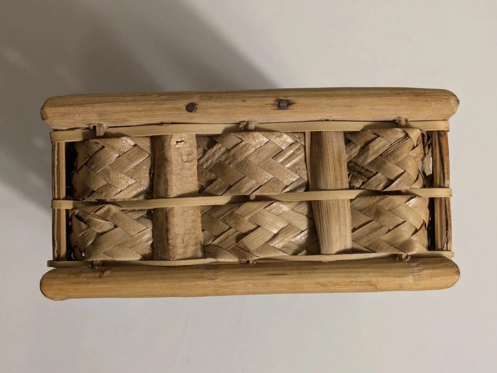 Wicker Rattan Bamboo Natural Tissue Box Cover Coastal Boho Rectangular Vintage | eBay