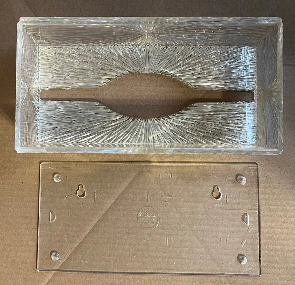 Vnt MCM Vanity Tissue Box Celebrity Inc New York Starburst Embossed Wall/Counter | eBay