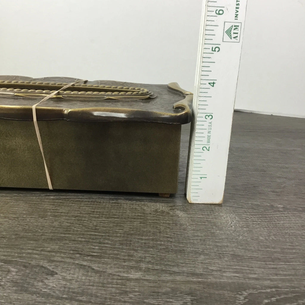 Vtg 1970's Brass Amerock Carriage House Tissue Box Dispenser Cover Complete | eBay