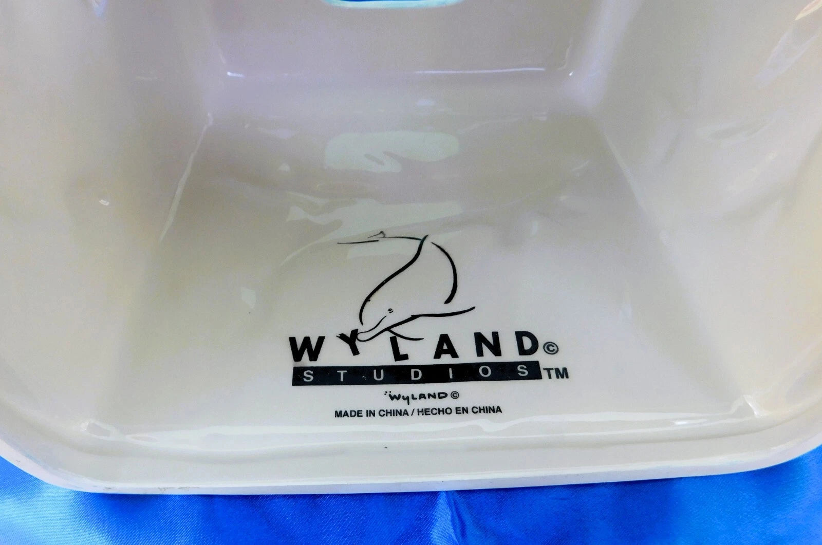 Wyland Studios 7"X 7" Clay Tissue Box Sea Turtles Dolphins Whales | eBay