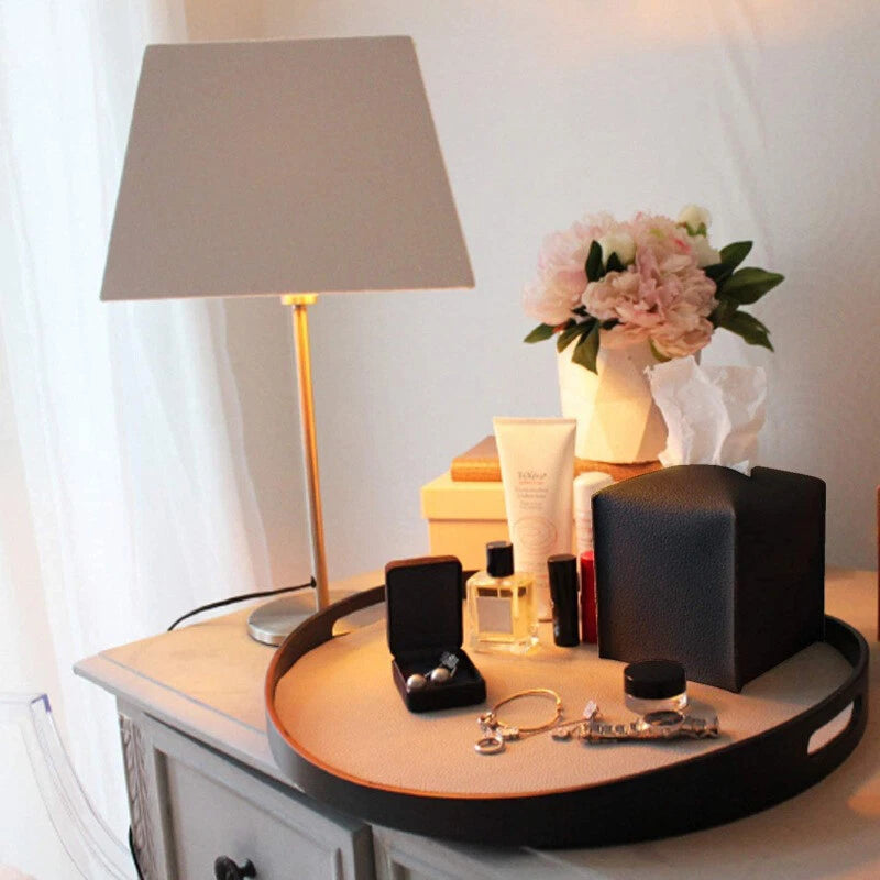 Tissue Holder Tissue Case Paper Box Paper Holder Leather Tissue Box Home Square | eBay