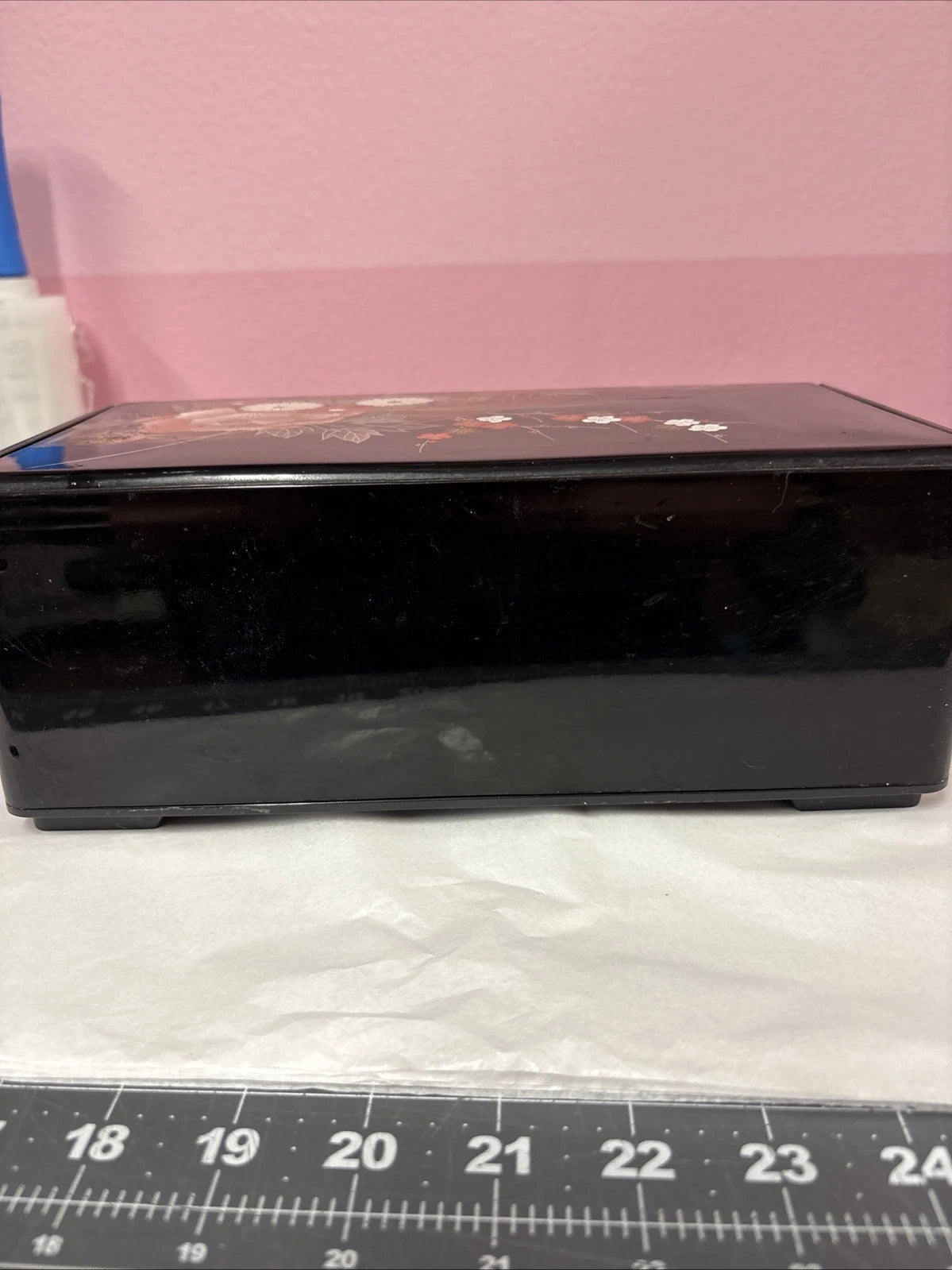 Vintage Japanese Lacquer Tissue Box Mirrored Large Box Yamanaka 10.5" | eBay