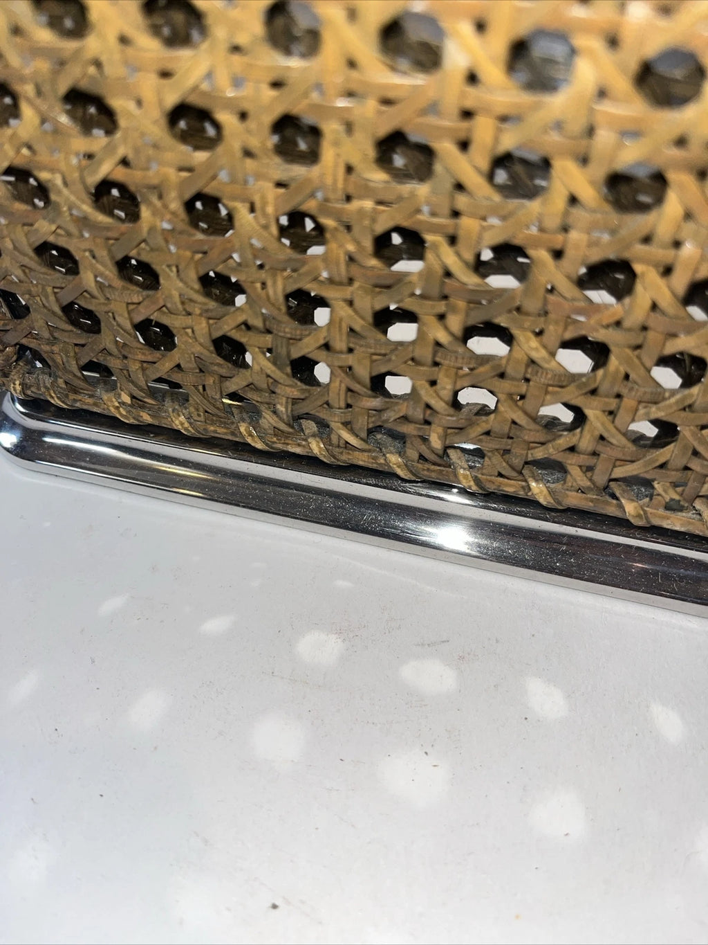 Tissue Holder Box Wicker Bamboo Rattan Cover Woven Square Natural Boho | eBay