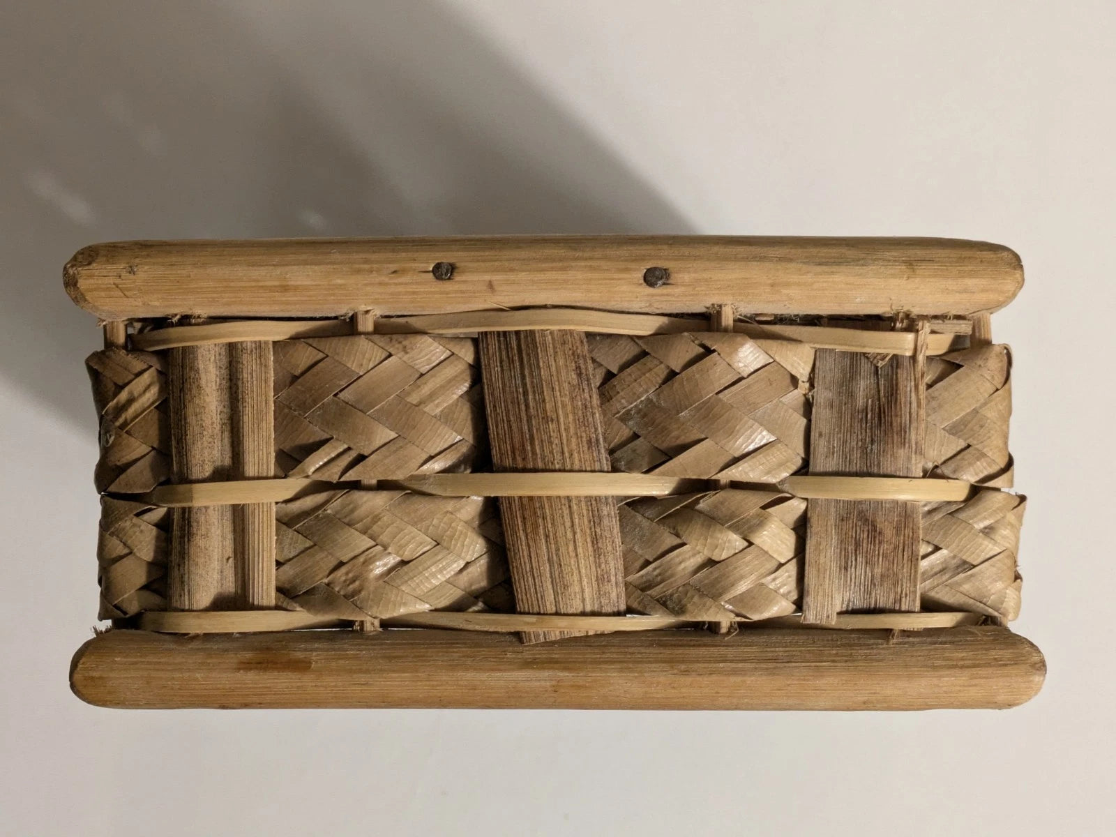 Wicker Rattan Bamboo Natural Tissue Box Cover Coastal Boho Rectangular Vintage | eBay