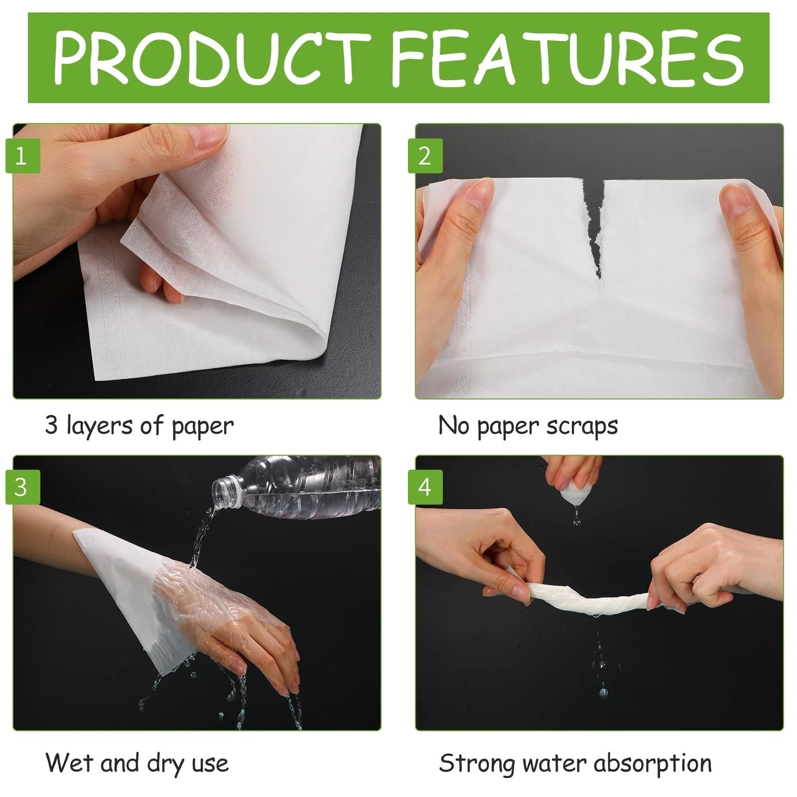 4Pack Car Tissue Refills Sun Visor Tissue Holder Napkin Case Refills for Car | eBay
