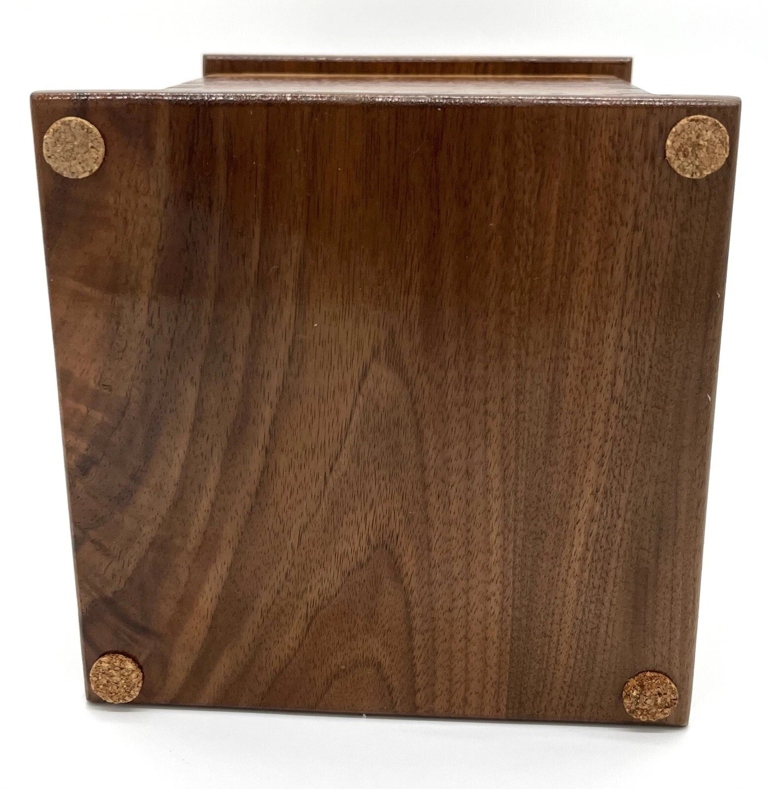 Vintage Solid Wood Square Dovetail Tissue Box Cover - BEAUTIFUL! | eBay