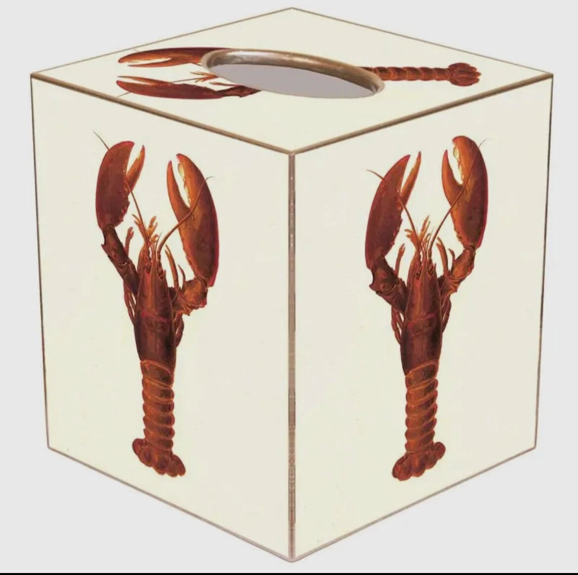 Marye-Kelley Cooked Lobsters Tissue Box Cover New | eBay