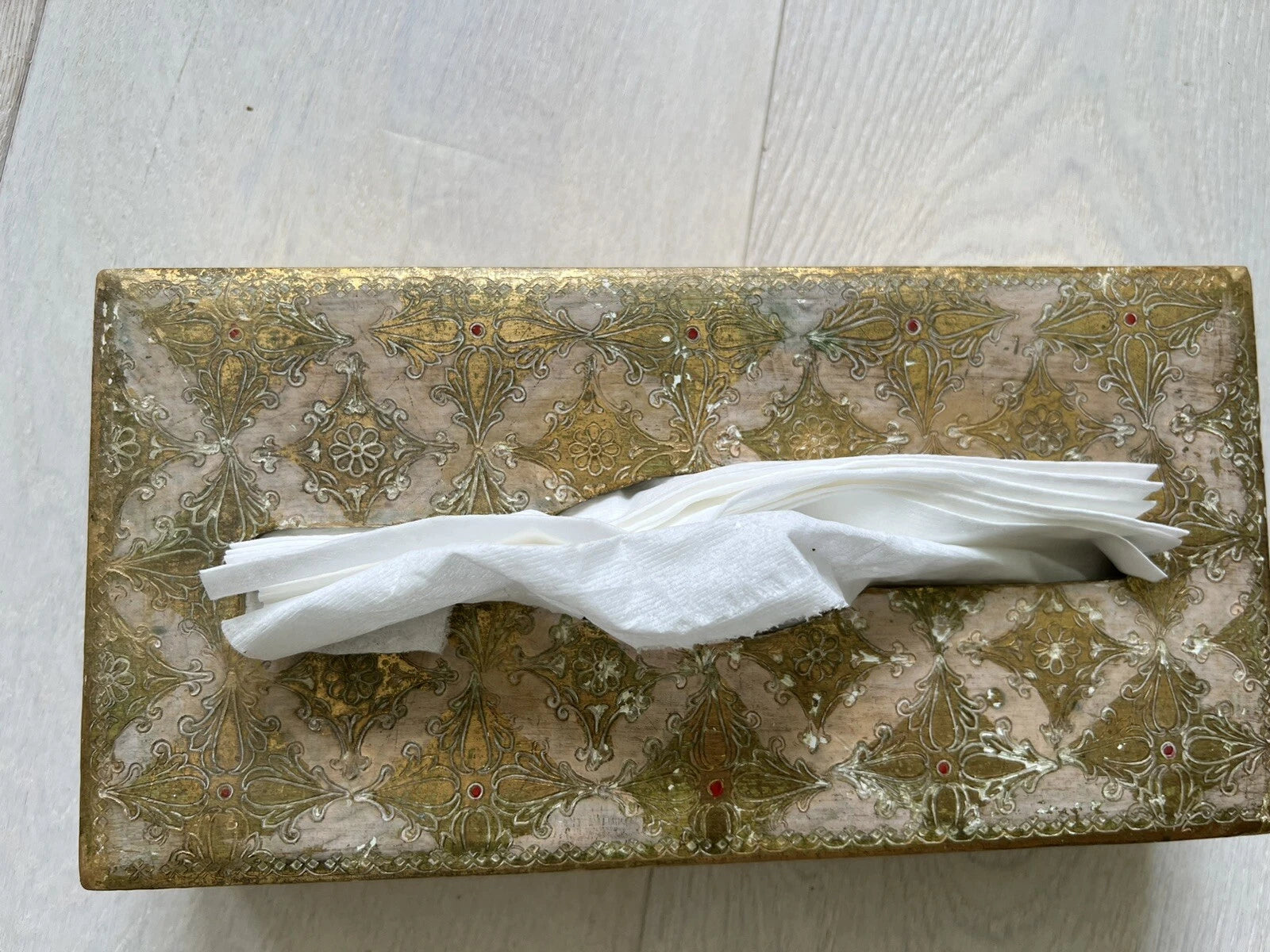 Pink Italian Florentine Tissue Box | eBay