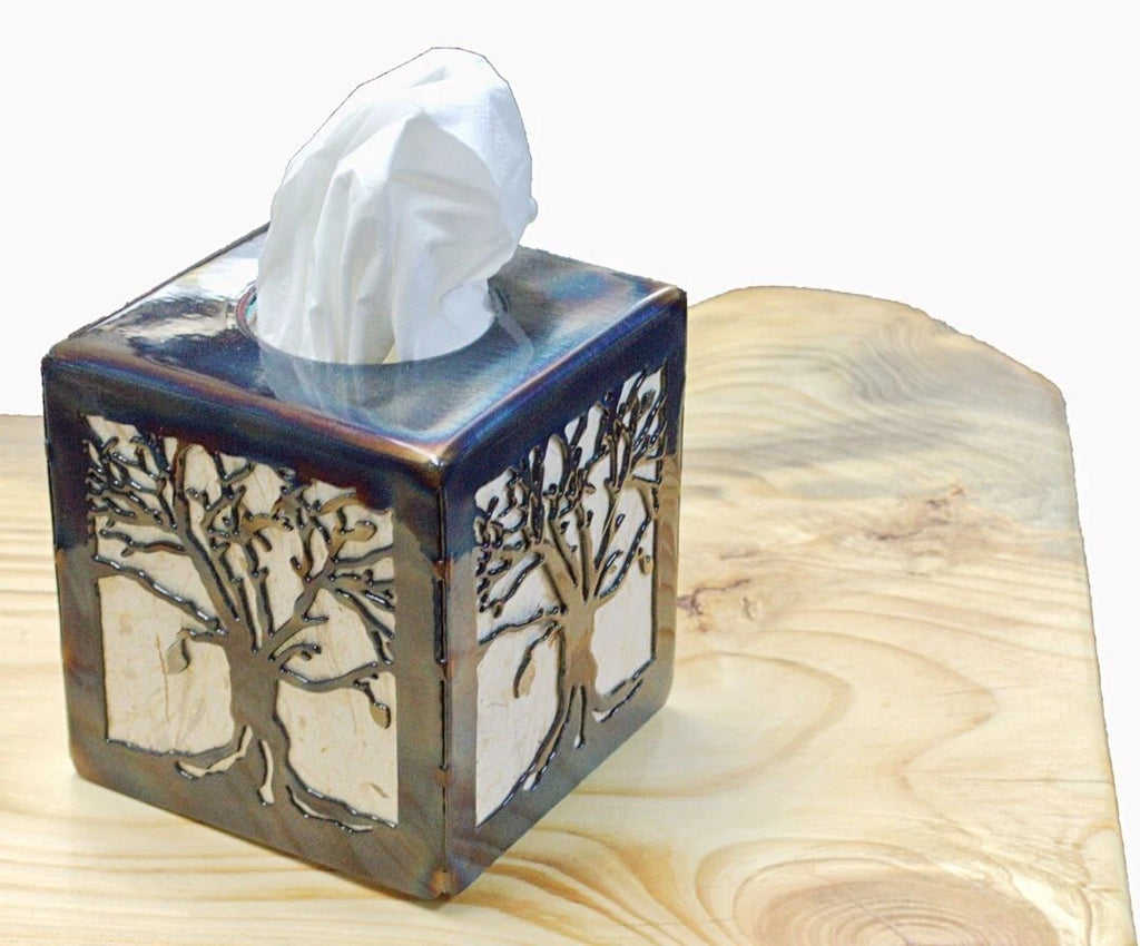 tree of life, tissue cover, rustic, kitchen, bath, cabin, made in america | eBay