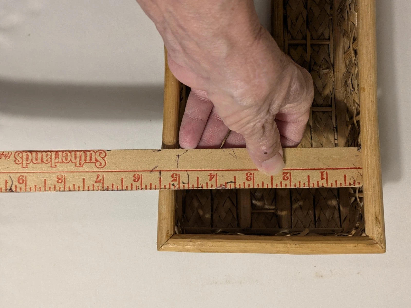 Wicker Rattan Bamboo Natural Tissue Box Cover Coastal Boho Rectangular Vintage | eBay