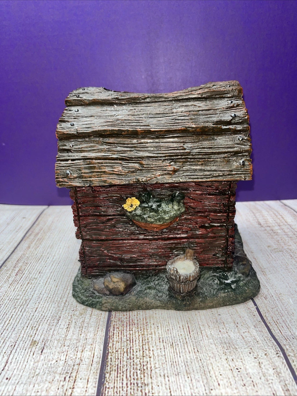 ￼ Resin Outhouse tissue box holder By homemaker idea company | eBay