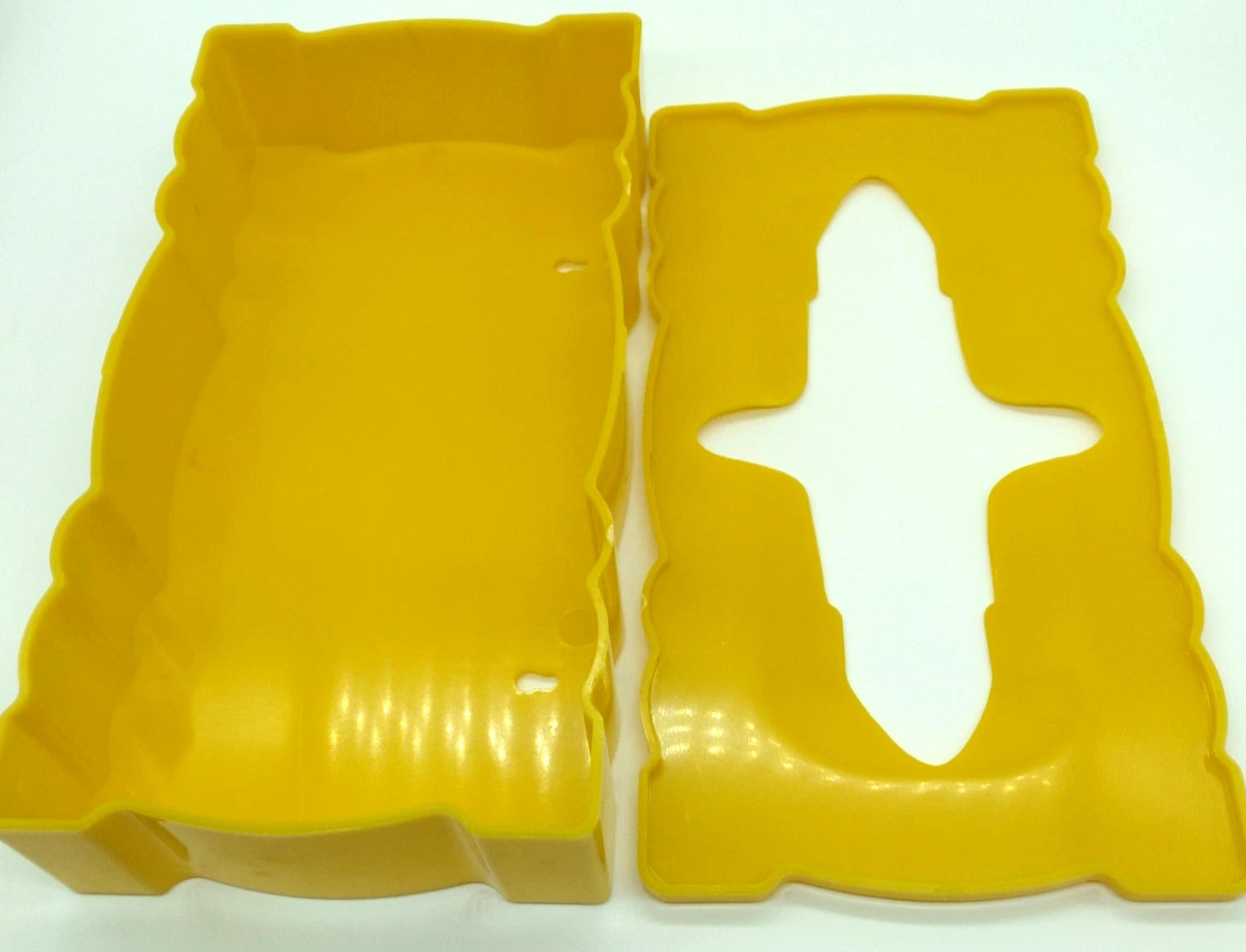 Vintage Hard Plastic Mustard Yellow Tissue Cover Box | eBay