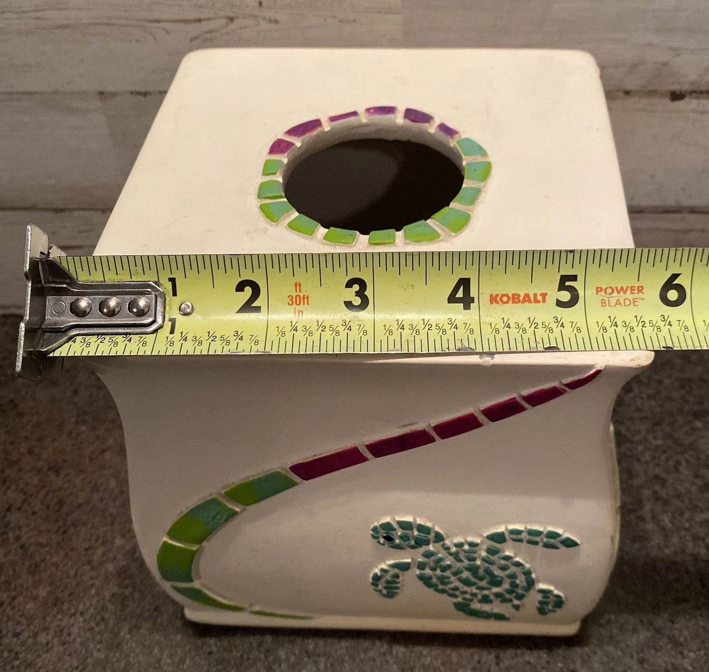 Expressions Fish Fantasy Ceramic Hand Painted Tissue Box | eBay