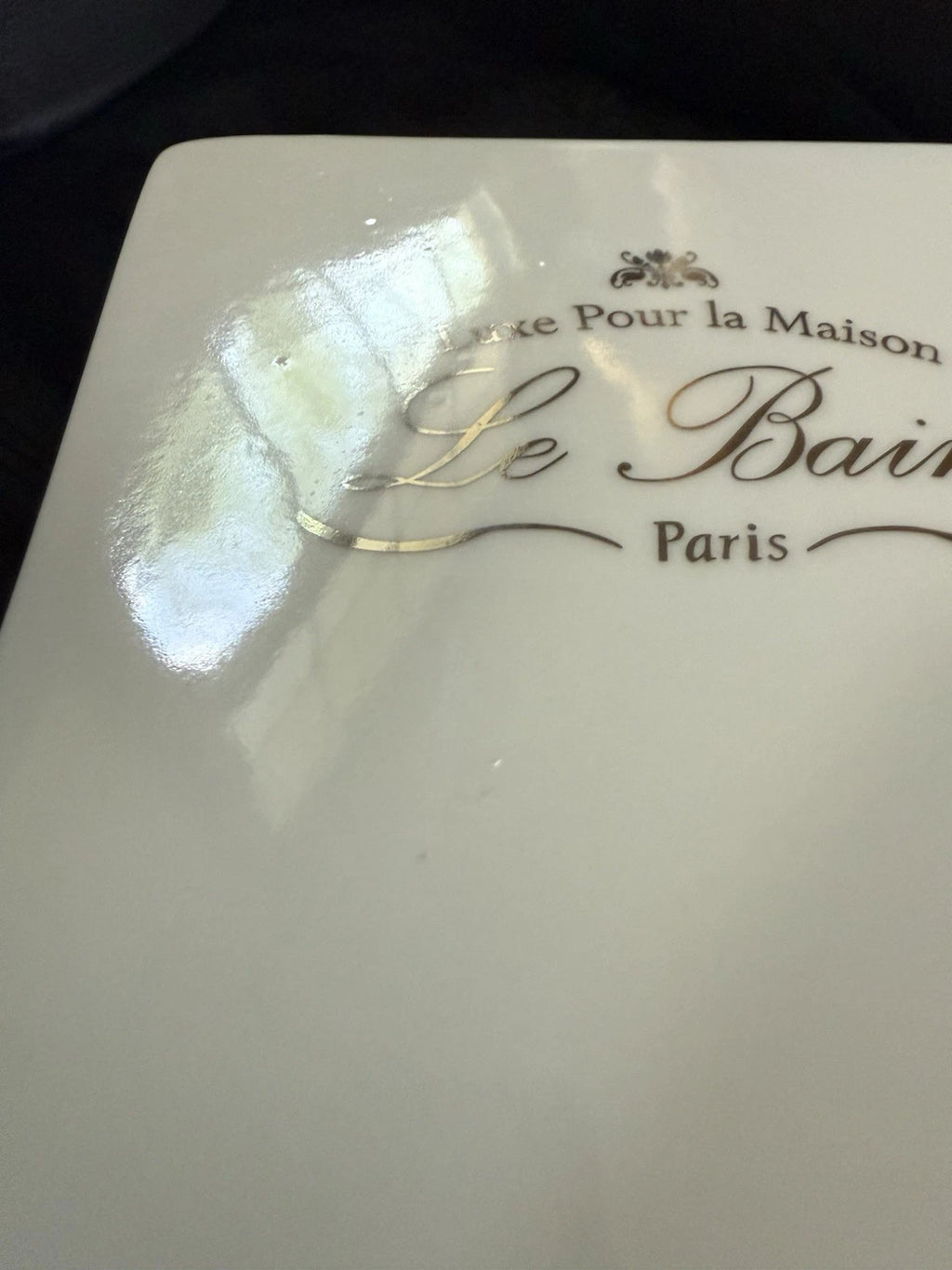 White Porcelain KASSATEX Le Bain Tissue Box Holder NWOB | eBay