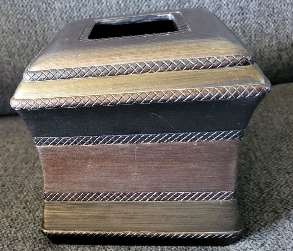 Facial Tissue Box Cover Bronze/Brown Finish | eBay