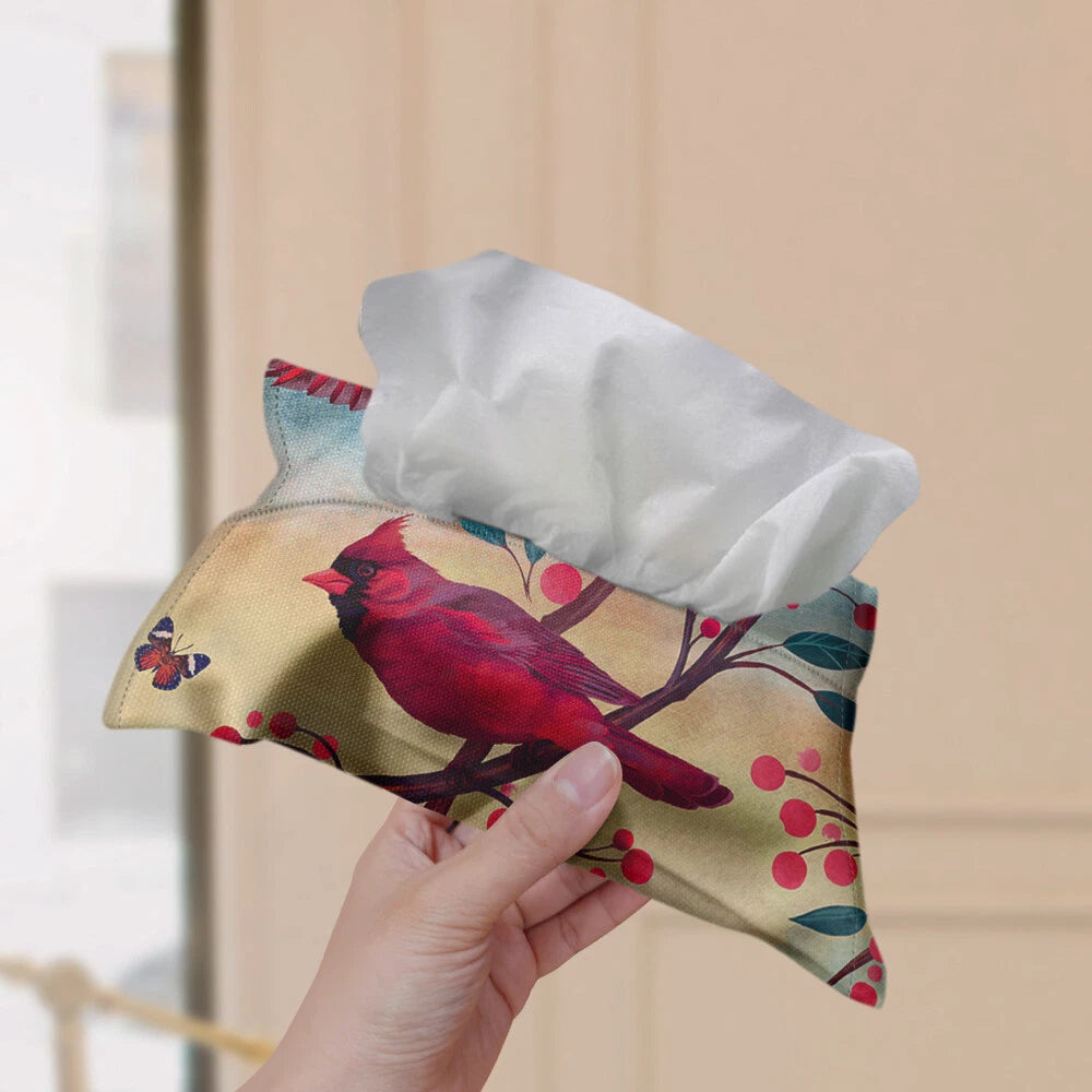 Cotton Linen Tissue Napkin Box Bag Paper Holder Pouch Cover for Home Office Car | eBay
