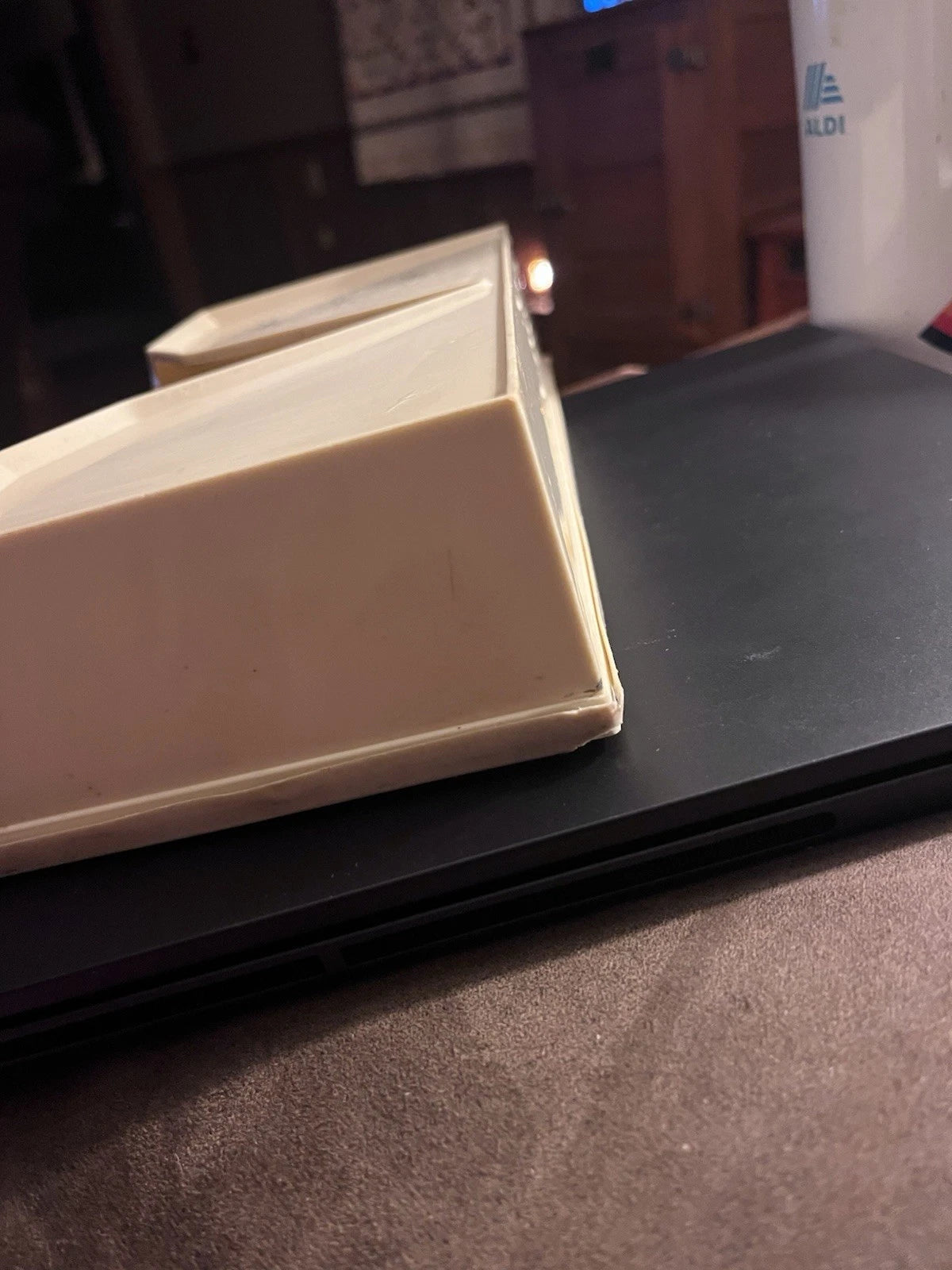 Vintage MCM Lustro Ware Atomic Cream Tissue Holder H‑33 Retro Starburst | eBay