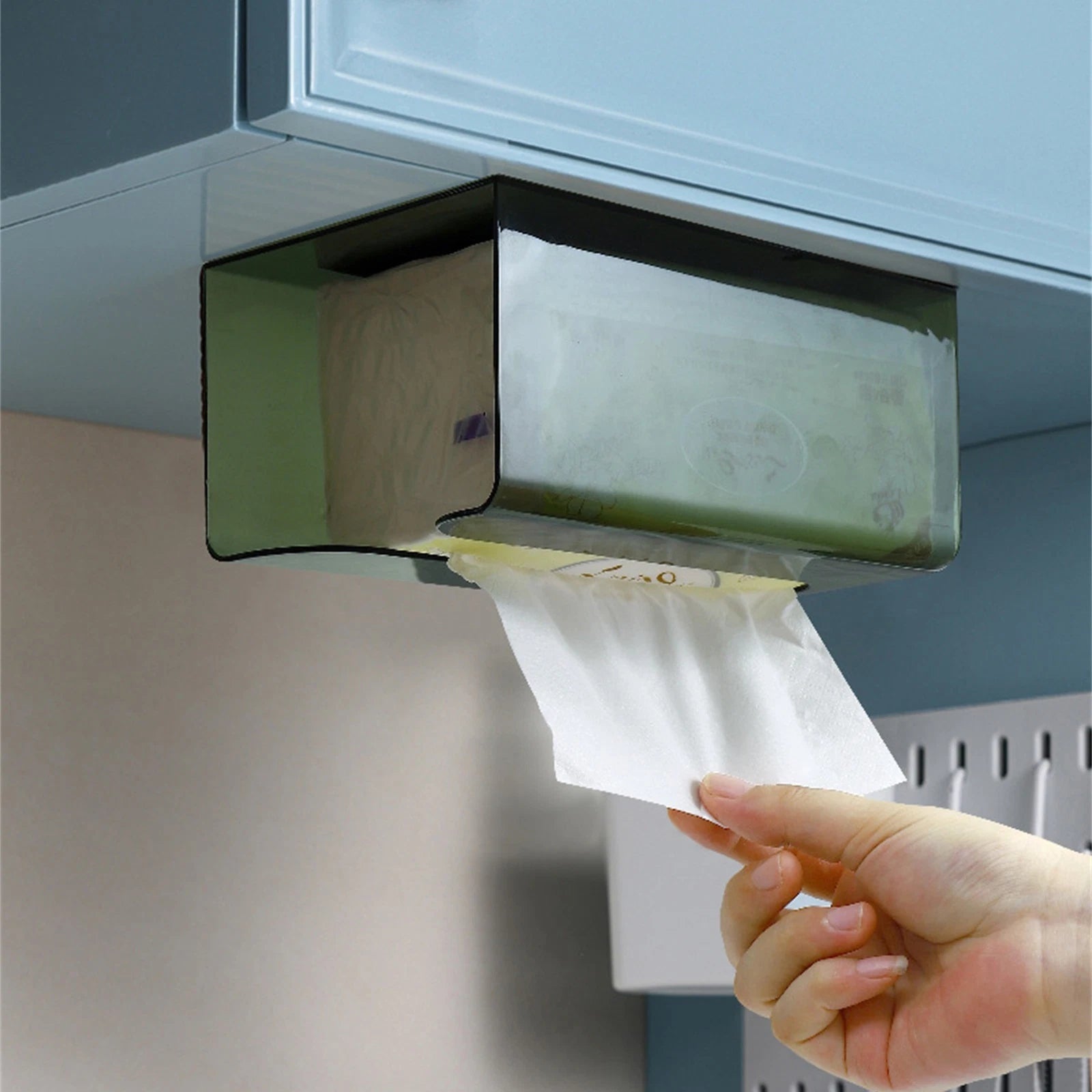 Wall Mounted Tissue Paper Cover Napkin Holder for Living Room Office Counter | eBay