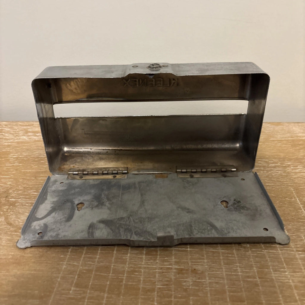 Vintage Retro Kleenex Tissue Dispenser Metal Box Holder Wall Mount - opens | eBay