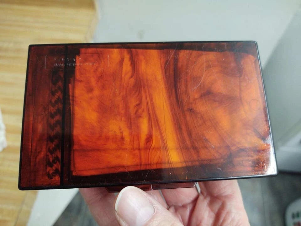 Vtg. J.S.N.Y. plastic mirrored tissue box. | eBay