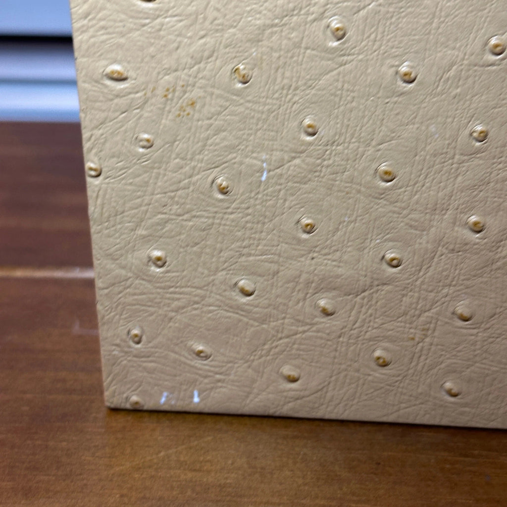 Vintage Labrazel Tissue Box Cover Textured Tan Leather | eBay