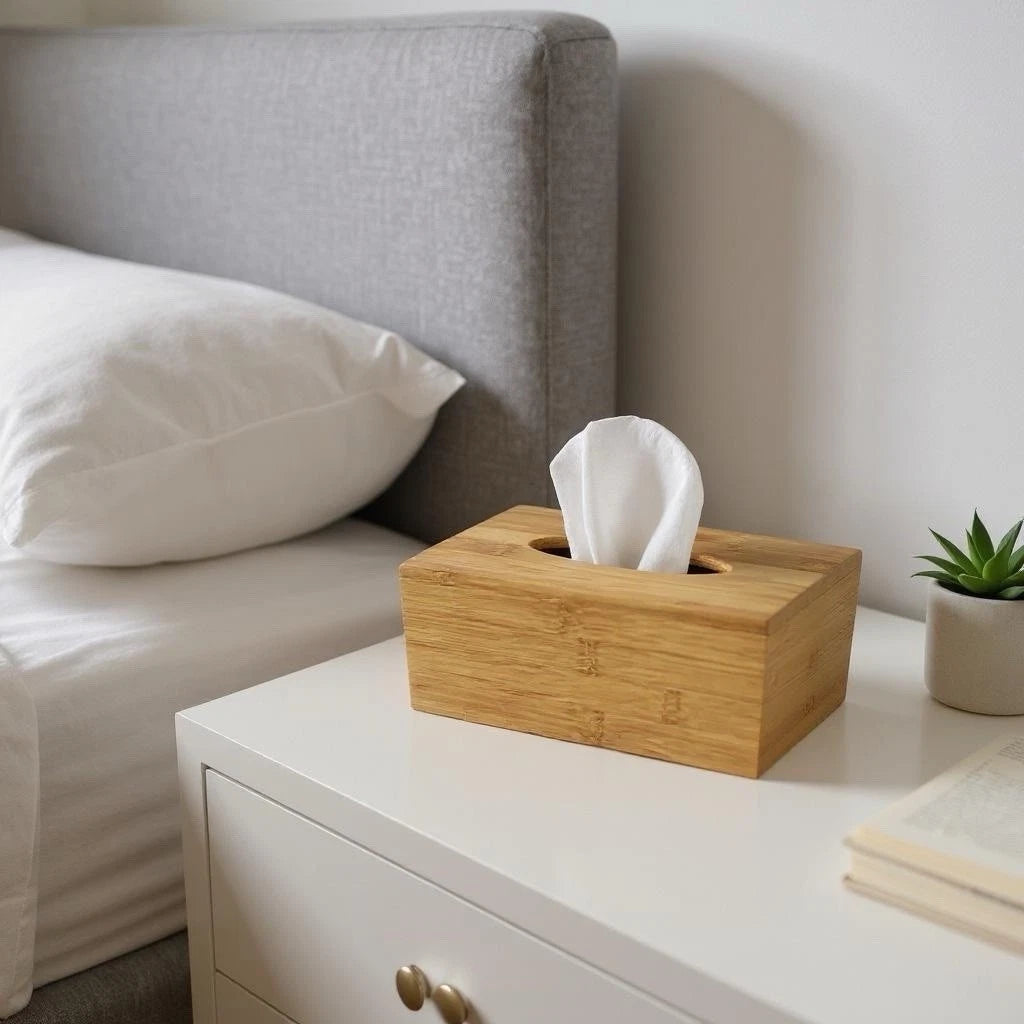IKEA BONDLIAN Tissue Box Bamboo | eBay
