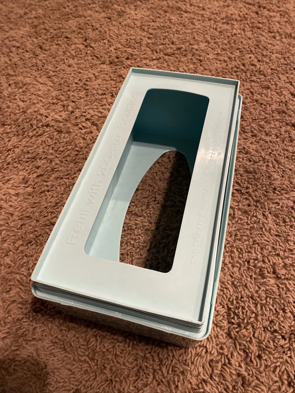 Vintage Scotties Company Tissue Starburst Box Cover Blue Green II | eBay