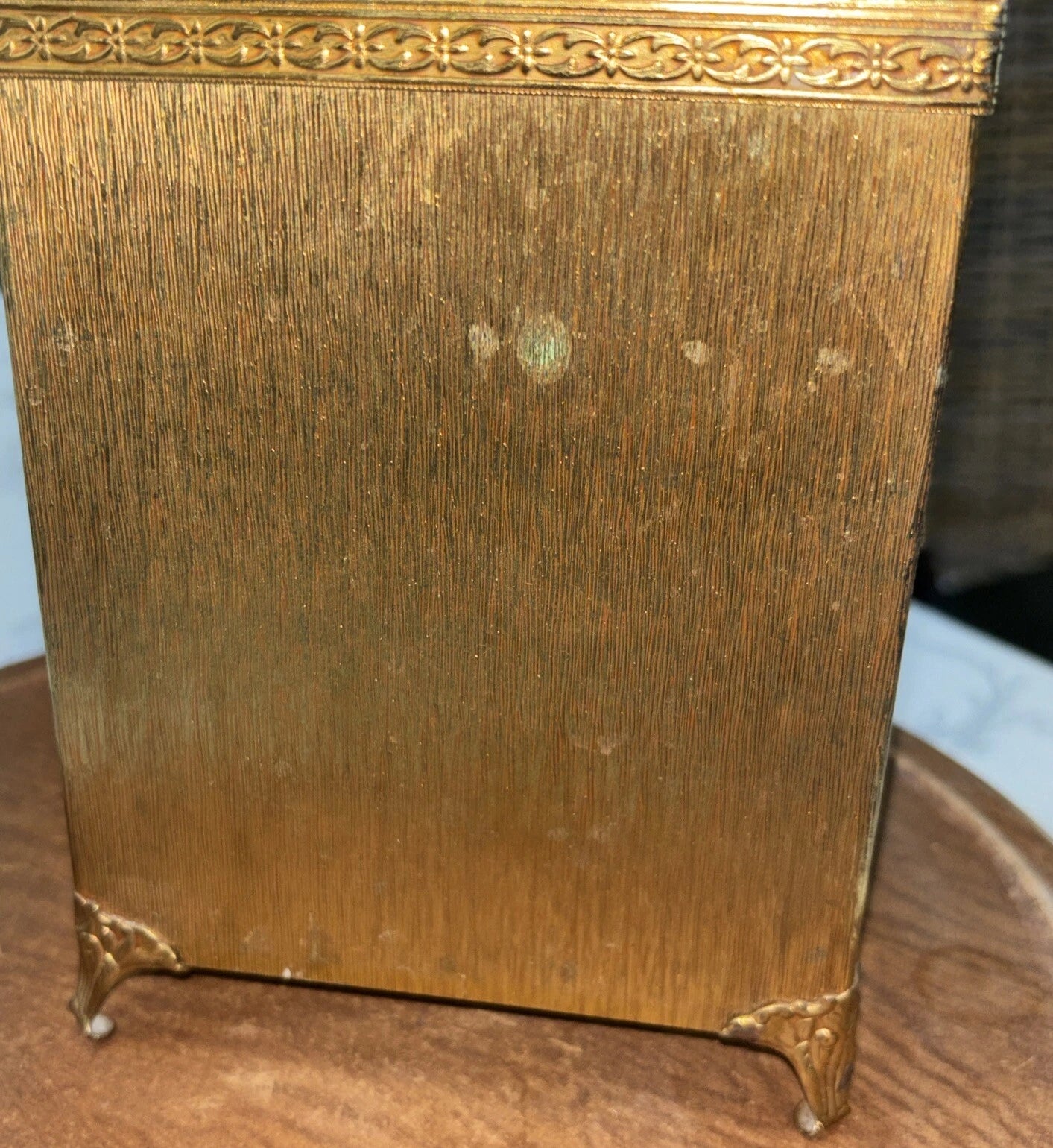 1950’S GOLDTONE HOLLYWOOD REGENCY ROSE WREATH TISSUE BOX COVER | eBay