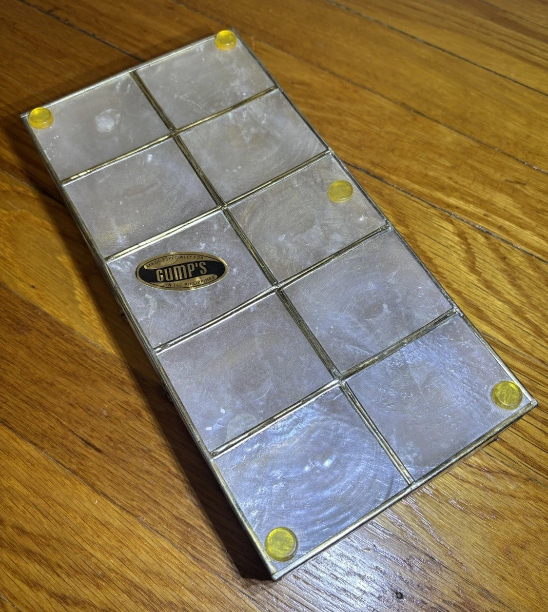 Vintage Capiz Shell Rectangular Tissue Kleenex Holder Gump's Made in Philippines | eBay