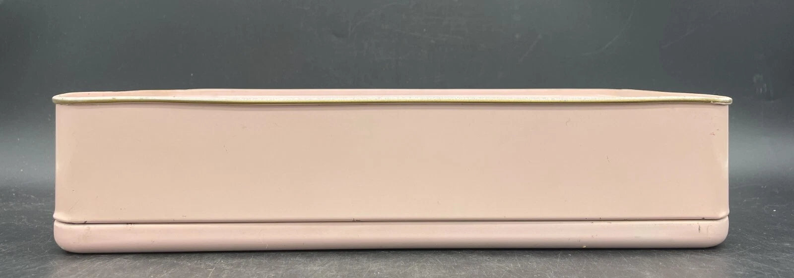 Vintage Ransburg 1950s MCM Hand Painted Pink and Gold Swirl Metal Tissue Box | eBay