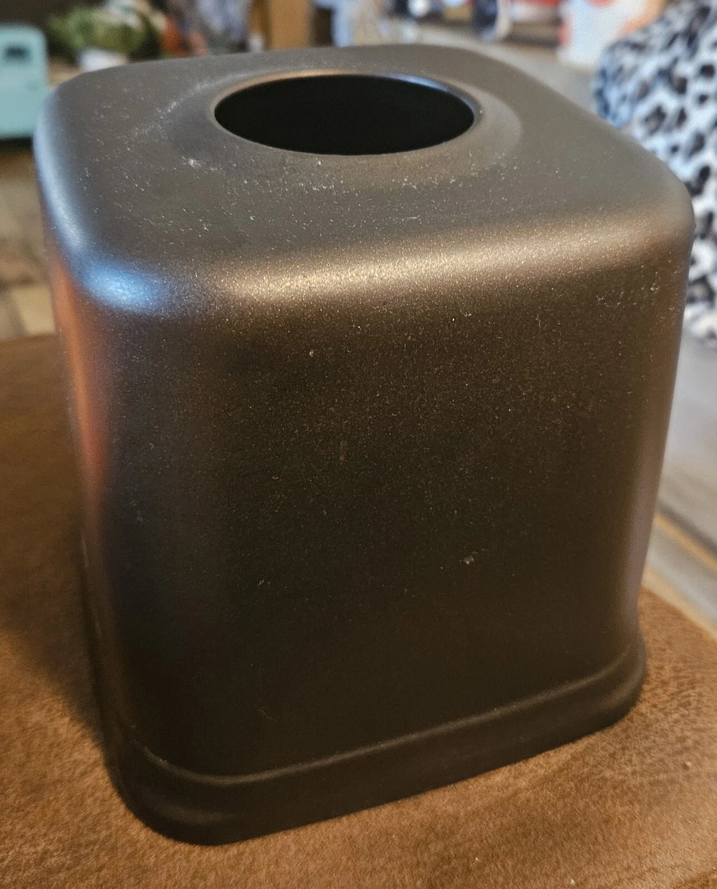 Metal Tissue Box Cover Square Western Rust Brown | eBay