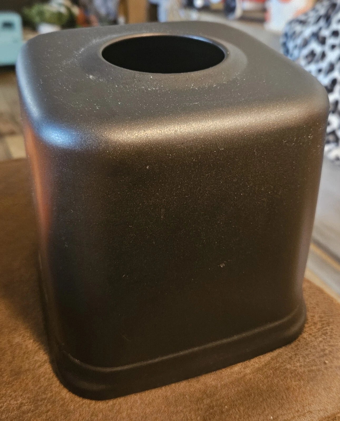 Metal Tissue Box Cover Square Western Rust Brown | eBay