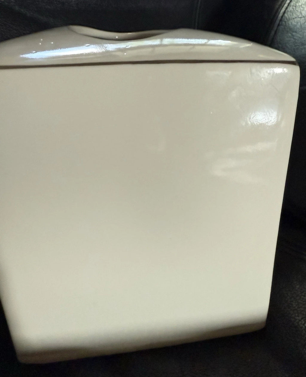 White Porcelain KASSATEX Le Bain Tissue Box Holder NWOB | eBay
