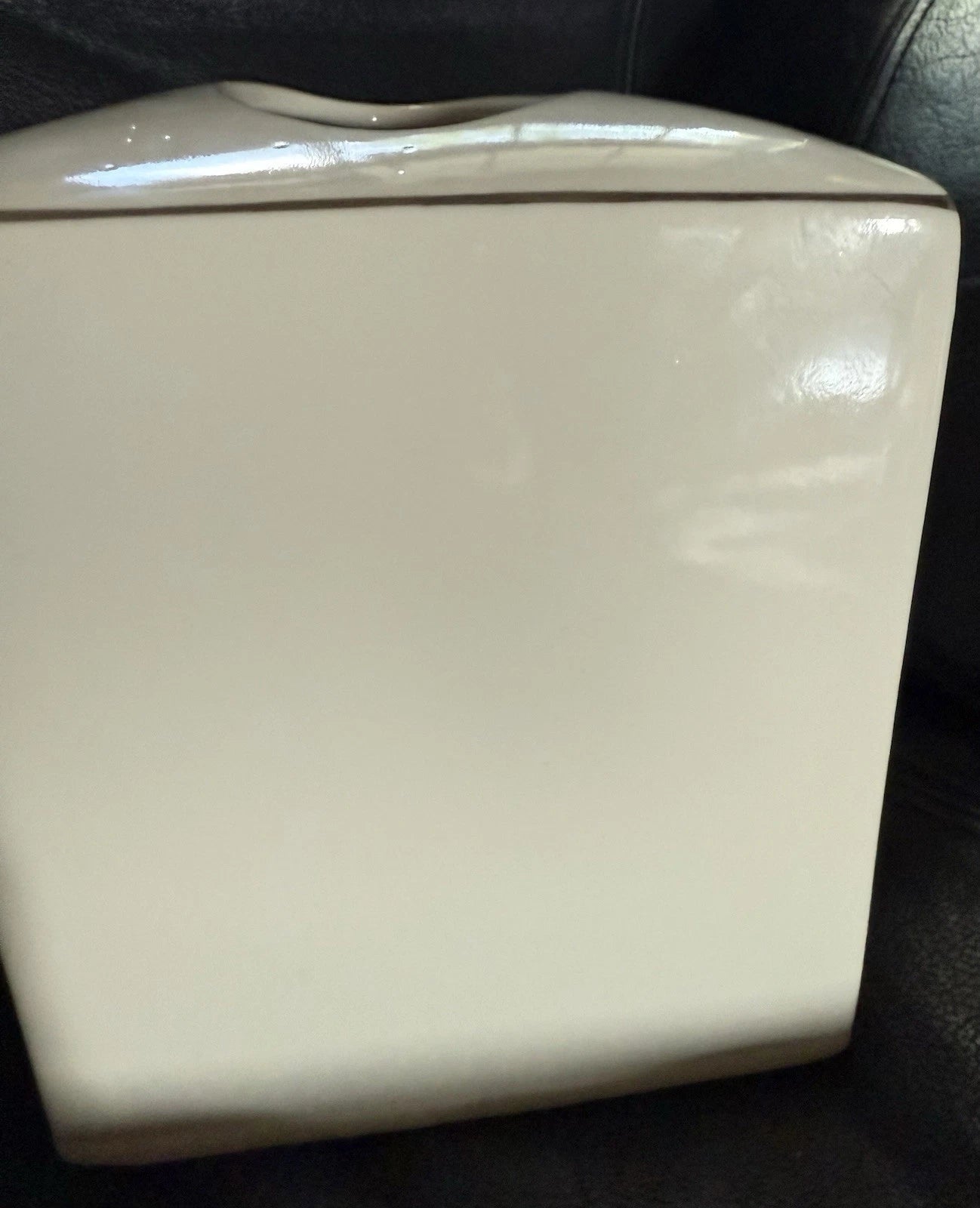 White Porcelain KASSATEX Le Bain Tissue Box Holder NWOB | eBay