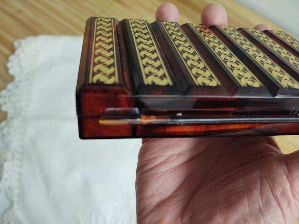 Vtg. J.S.N.Y. plastic mirrored tissue box. | eBay