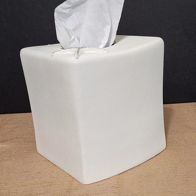 Tissue Box Cover Cream Square Bathroom Kleenex Accessories Facial Tissue Holder | eBay