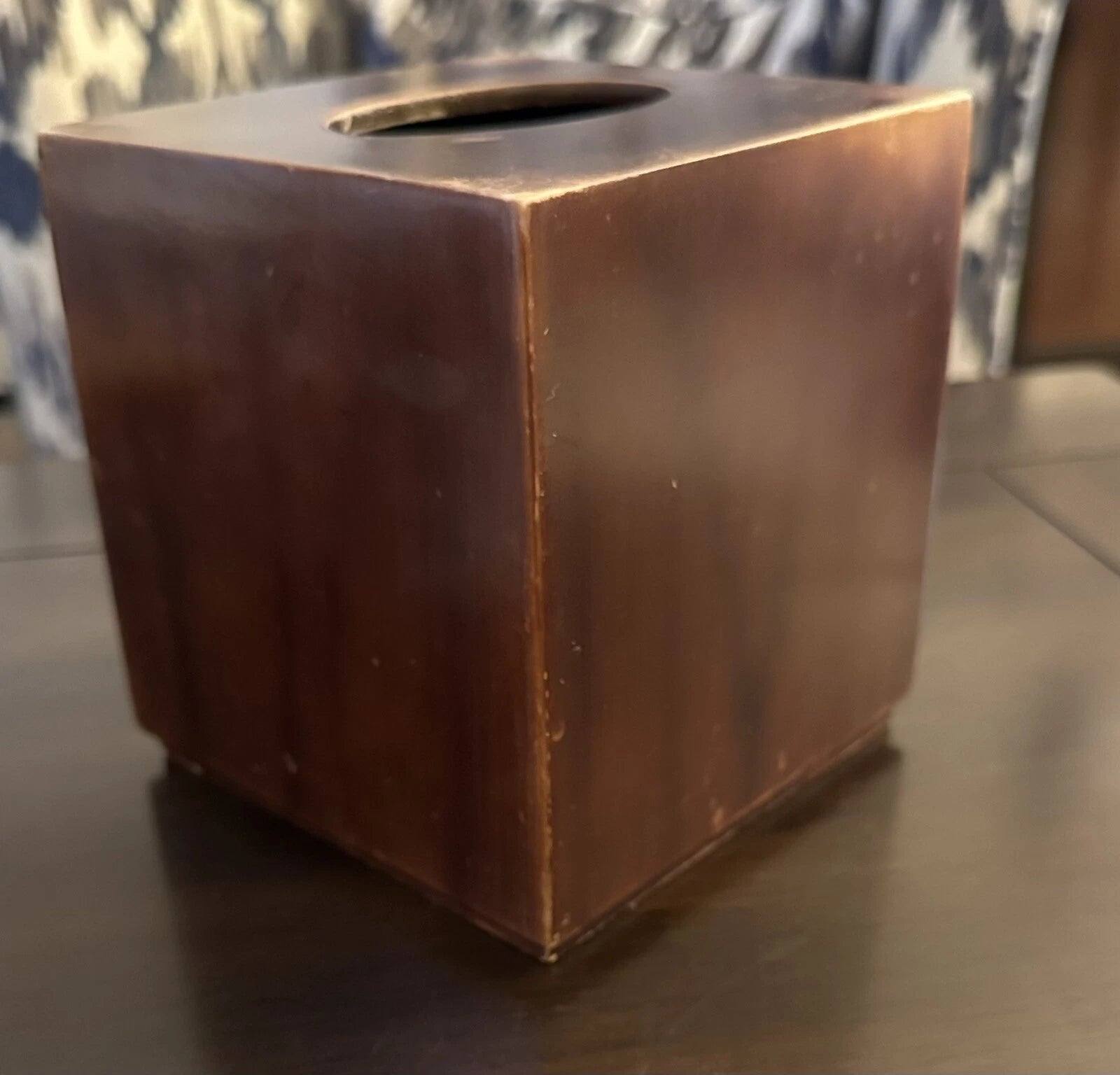 Tissue Box Wooden Dandelion Pattern | eBay